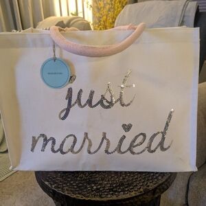 Brand New With Tags Bride To Be Reusable Bag By Cynthia Rowley.